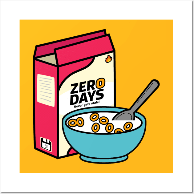 Zero Days Cereal Wall Art by stark4n6